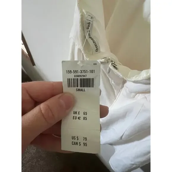 Abercrombie & Fitch White Halter Mini Dress - Picture 5 of 5
